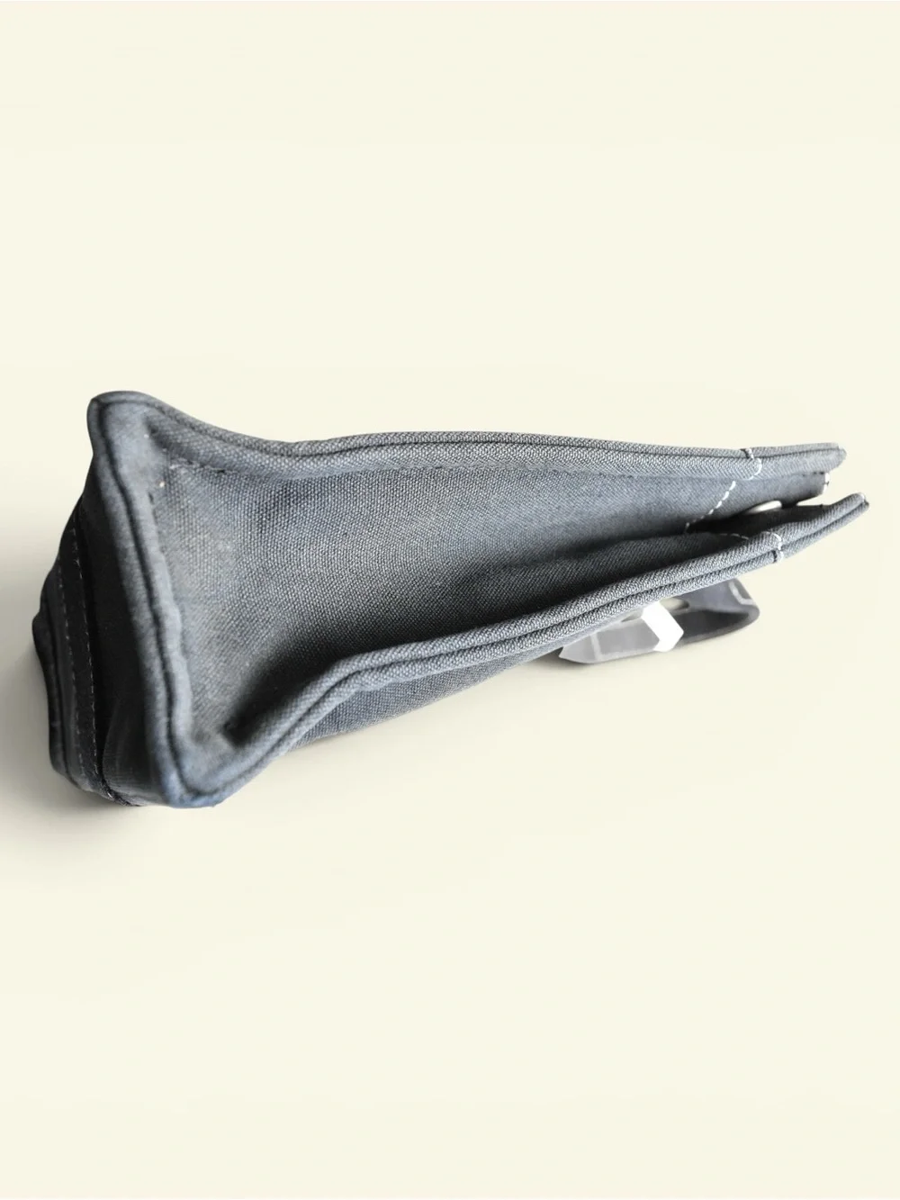 Hermes Black Canvas Tote Bag